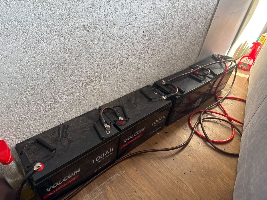 Akumulatory agm off grid fotowoltaika 12v 100ah