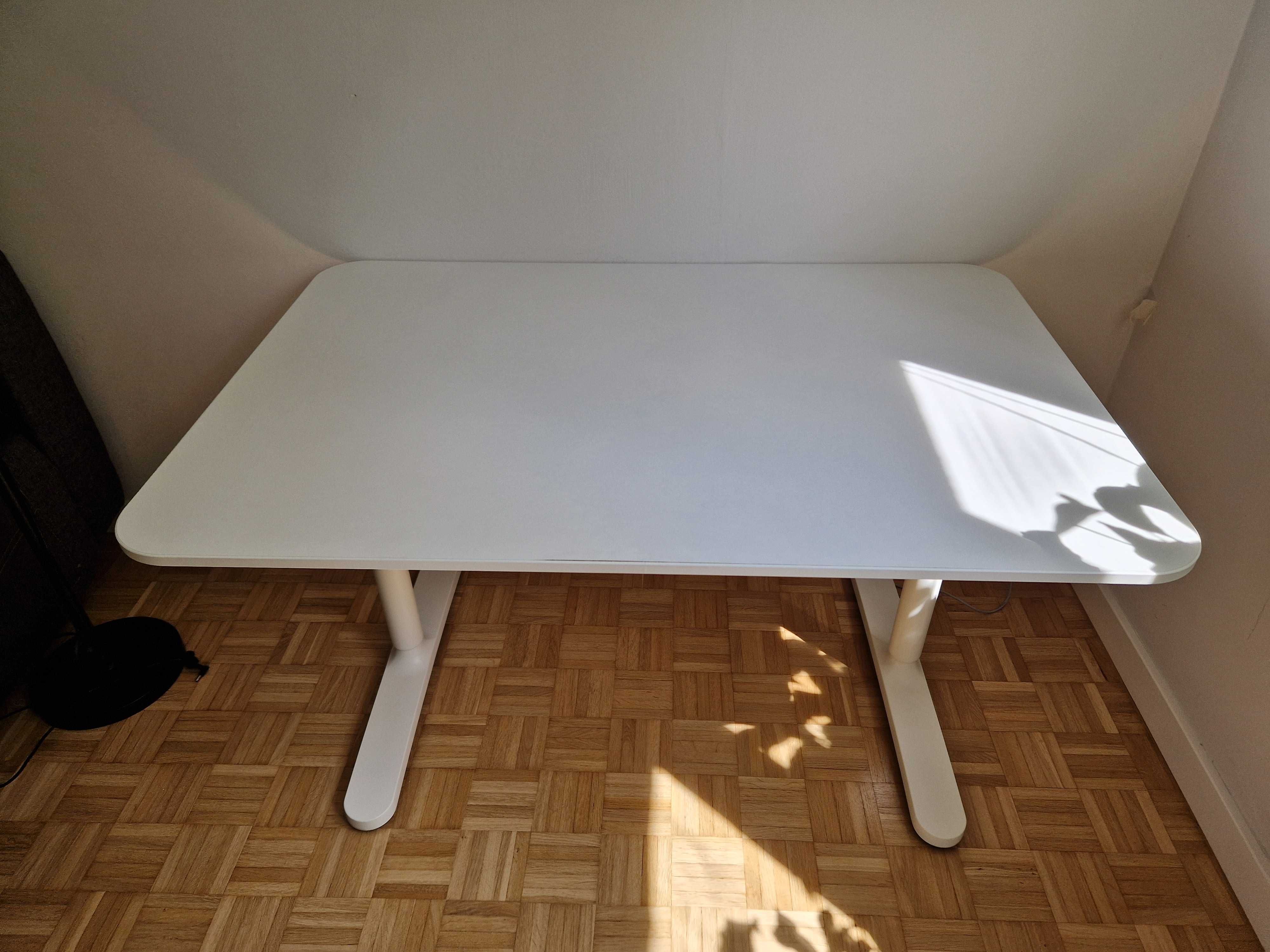 biurko IKEA BEKANT - Białe - 120x80 - regulowana wysokość