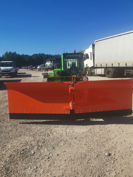 duży solidny pług do śniegu do tura tuza strzałka 260cm. transport!