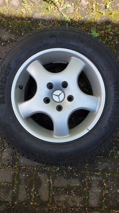 Alufelgi Mercedes Vito 15" + opony zimowe