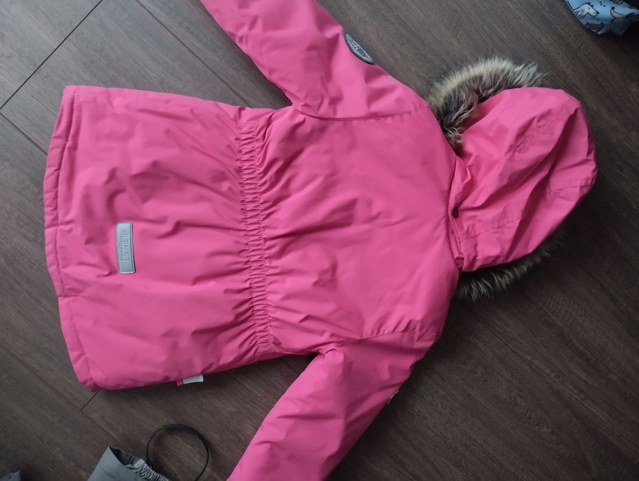 Зимовий термокомбінезон Lenne 110+6 см ліне курткапарка полукомбінезон