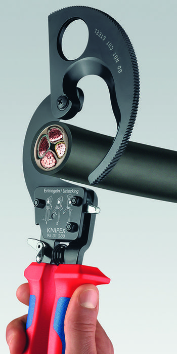 Nożyce Do Kabli 280Mm, Mechanizm Zapadkowy