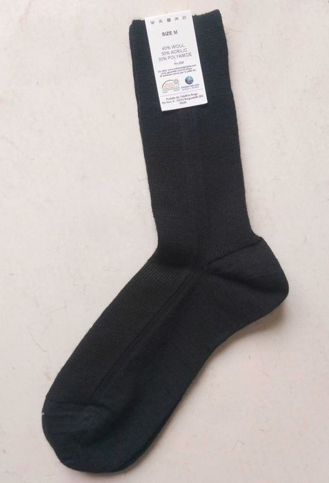 Шкарпетки CALZE Wool M 38-42 black в'язані