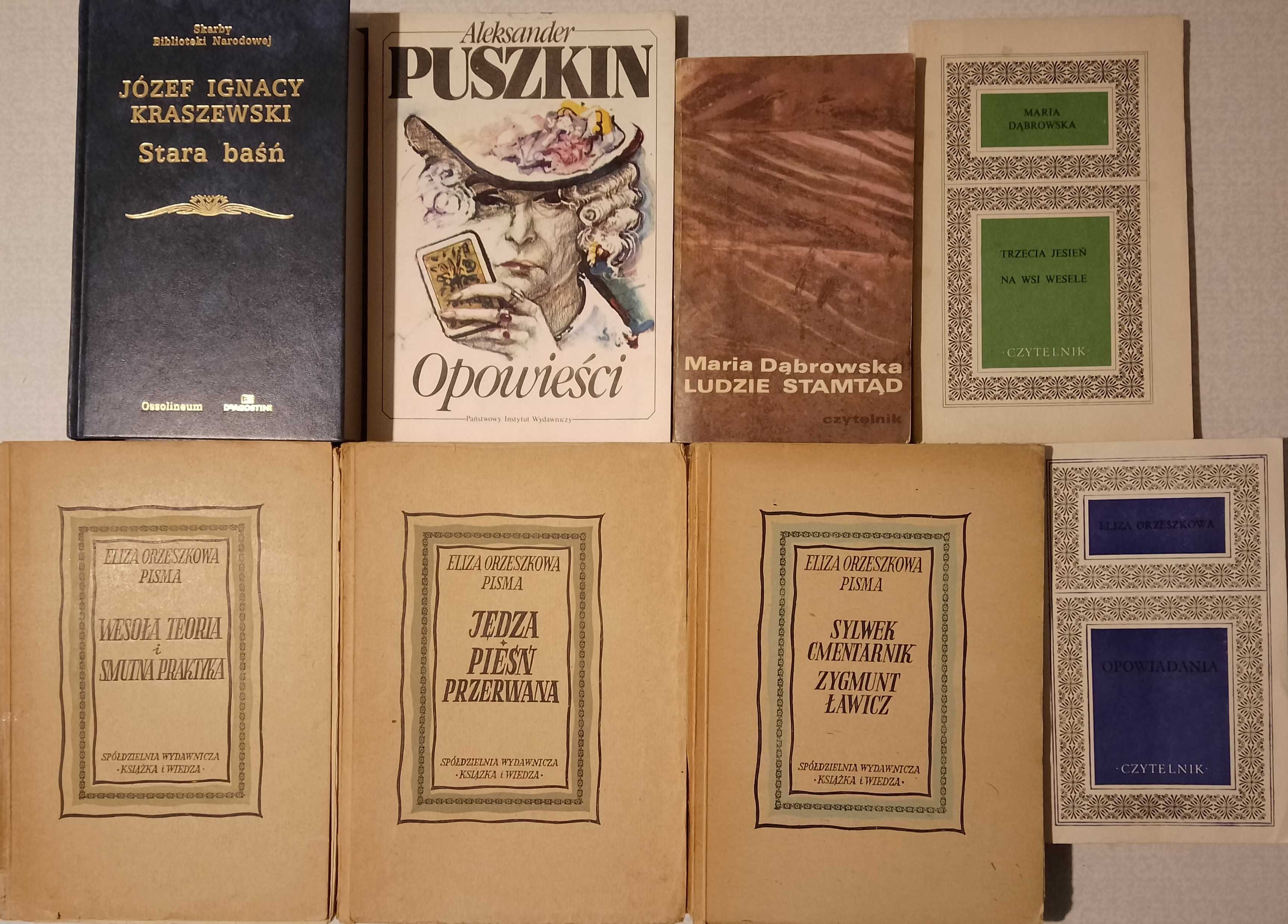 Literatura piękna polska i obca - autorzy rozmaici; 45 książek