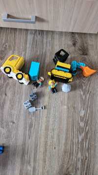 Lego duplo pojazdy drogowe, koparka, wywrotka