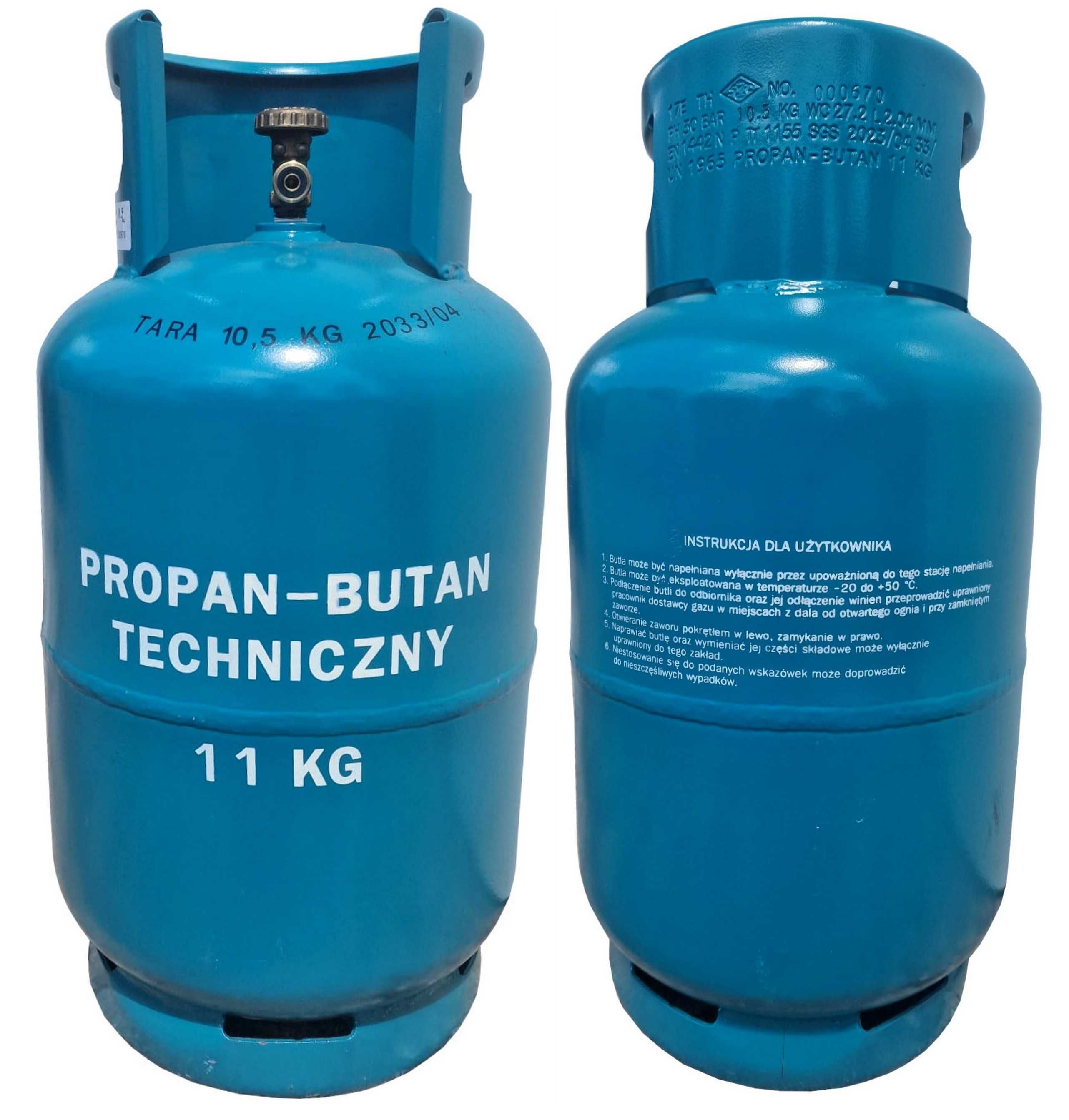 Butla butle gazowa na gaz propan butan 11kg piec grill lpg hurt