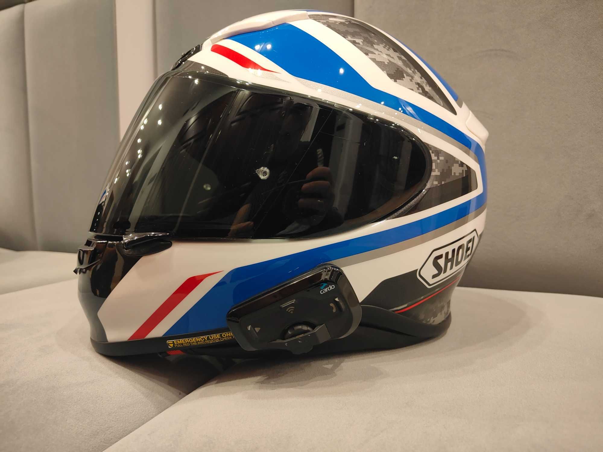 Kask motocyklowy SHOEI RF-1200 + Intercom Cardo