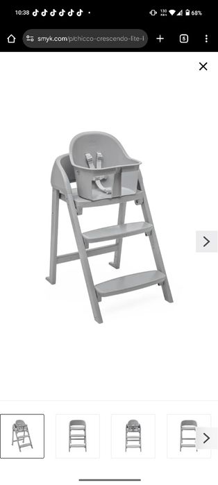 Chicco, Crescendo Lite, krzesełko do karmienia