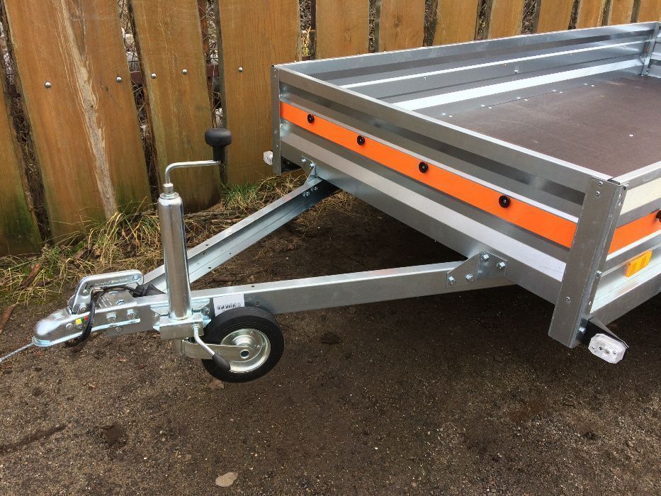 Przyczepka TEMA 263x125 tandem 2 osie 750 DMC dostawa cała Polska