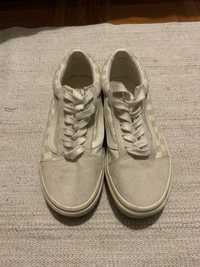 Vans Old Skool beje axadrezado 36