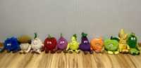 Коллекция мягких игрушек - овощи и фрукты из магазина Billa
