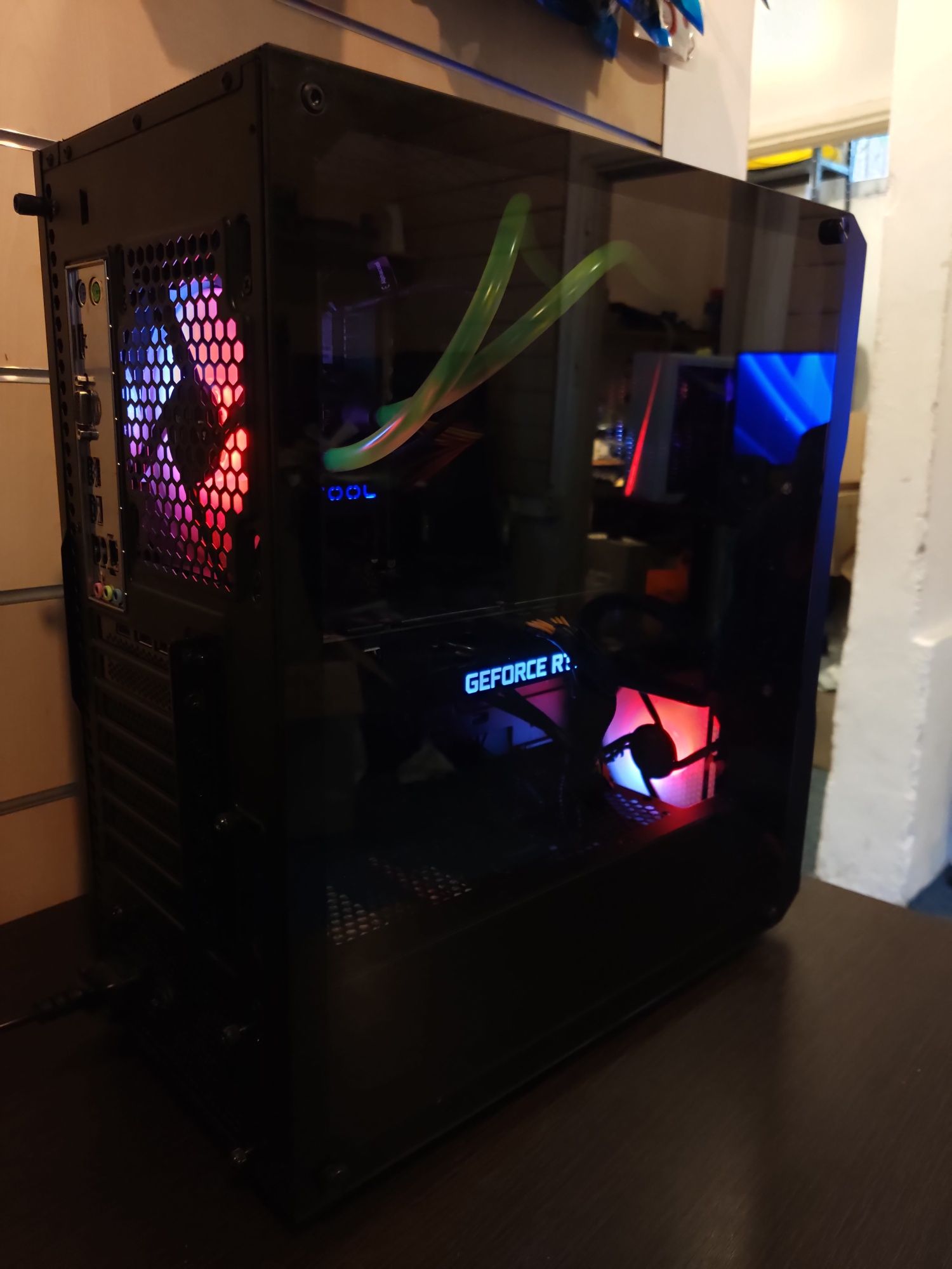 i9-13900K,LED Komputer do Gier,32 GB DDR5,RTX 4070Ti S,woda,SSD,Win 11