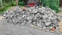 REZERWACJA Gruz z dachówek beton8owych