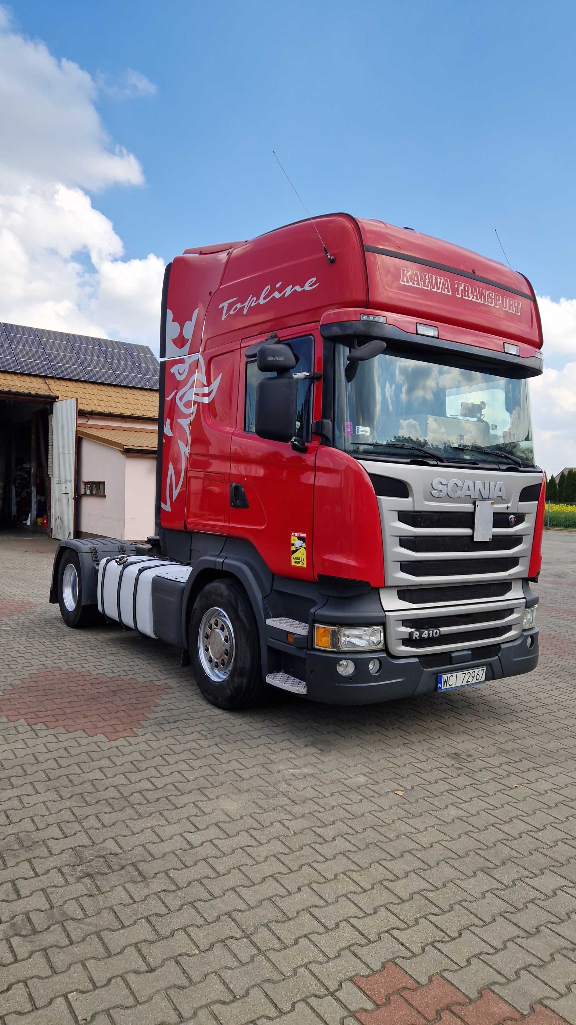 SCANIA R410 TOPLINE  2016r na 6 poduszkach pierwszy właściciel