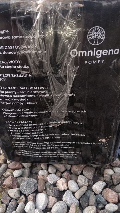 Nowa pompa do wody z silnikiem