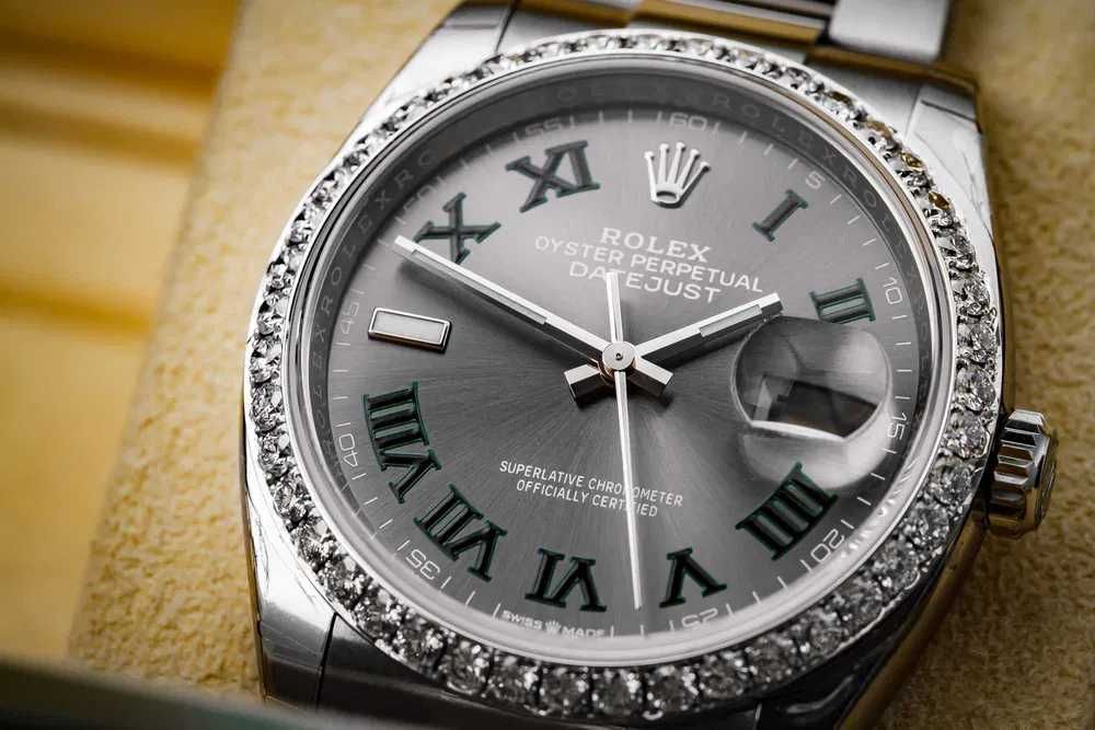 Zegarek ROLEX Datejust 36 WIMBLEDON 2022 z BRYLANTAMI