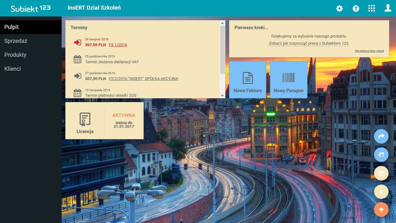 InsERT Subiekt 123 (licencja elektroniczna)