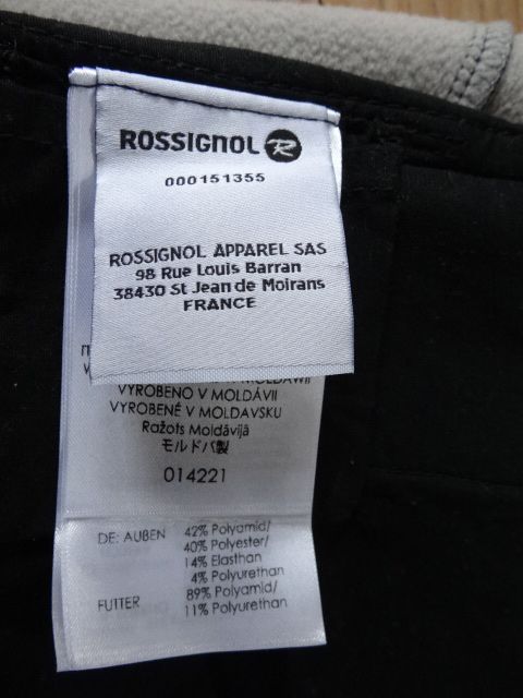 Rossignol roz M/L 40 Damskie Spodnie Narciarskie Trekkingowe Ocieplane