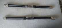 Pulseiras de cabedal Duas