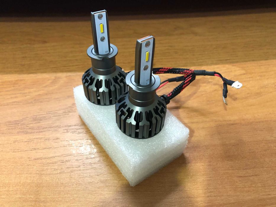 LED Лампы H3 4300k CSP чипы 25Вт