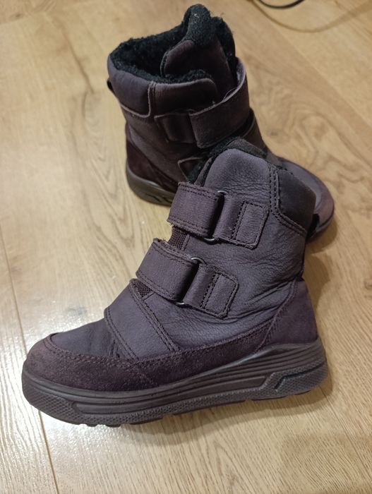 Зимові чобітки Ecco 27 р 17 см зимние ботинки сапоги сапожки экко