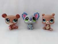 Littlest Pet Shop niedźwiadek koala miś polarny panda misie LPS