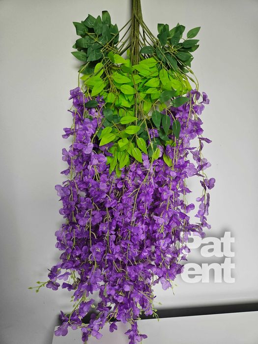 Wisteria fioletowa glicynia sztuczna girlanda dekoracja 12 sztuk