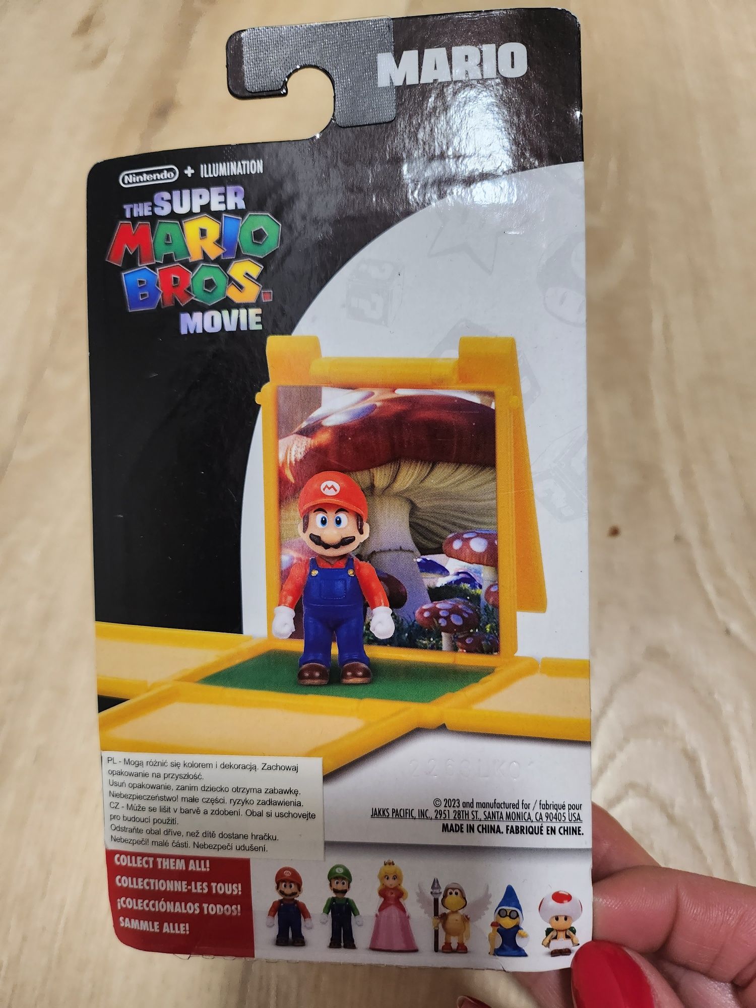 Nowa mini figurka Super Mario Bros Movie kostka otwierana Jakks