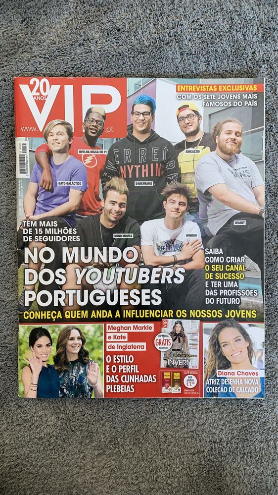 Revista VIP casa dos youtubers