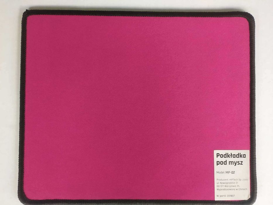 Podkładka Pod Myszkę RÓŻOWA
