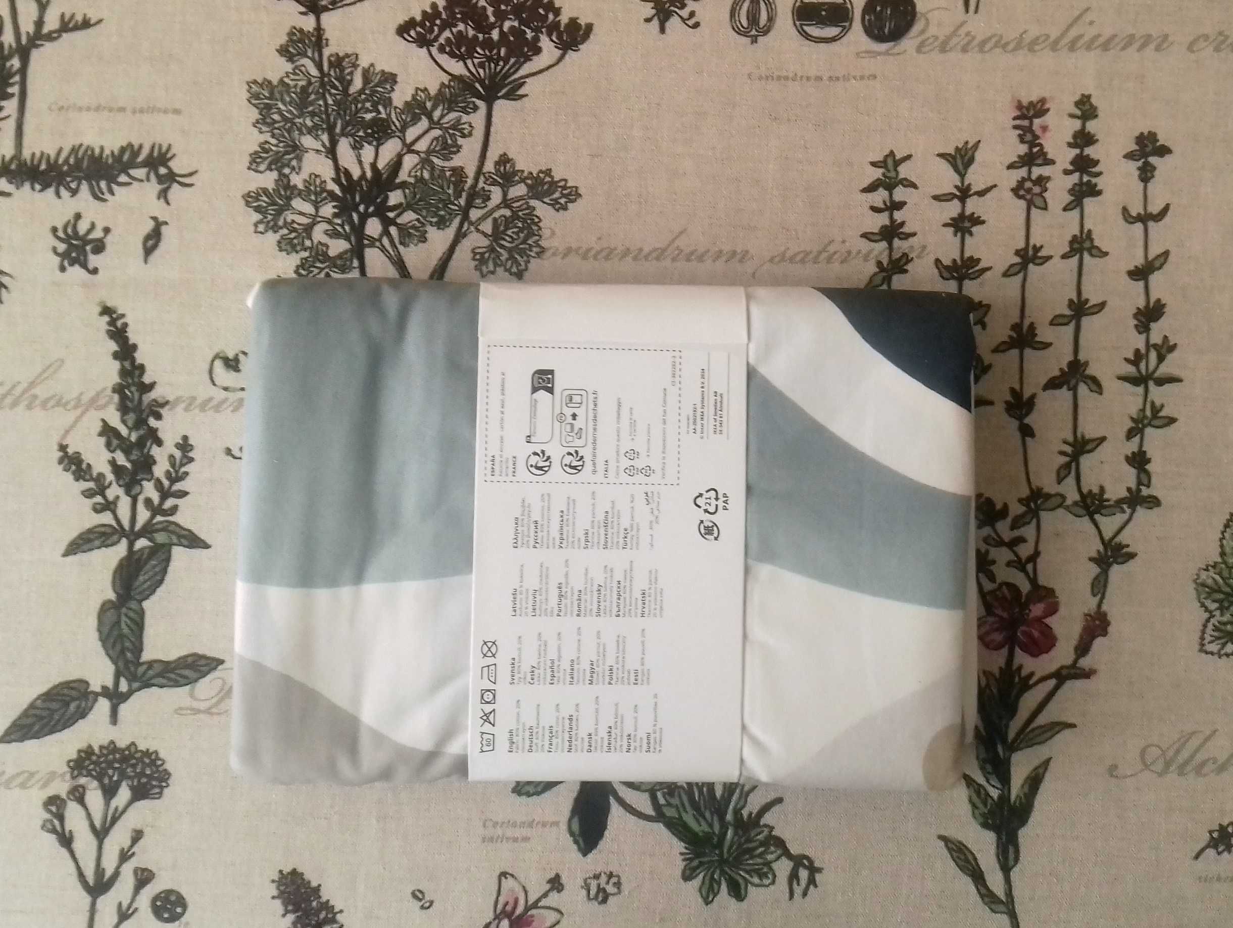 IKEA MYGGLASVINGE komplet pościeli 150x200