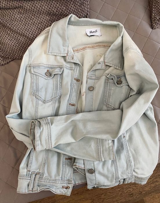 куртка джинсова Denim Co, малюнок з Мерлін Монро. ручний розпис.