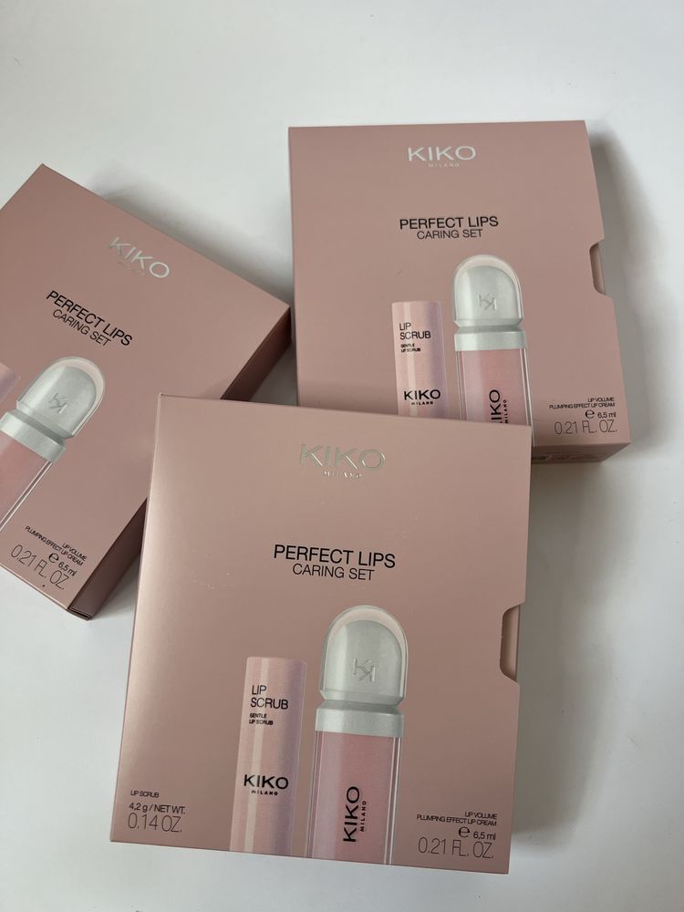 Подарунковий набір kiko milano lip volume perfect lips caring set