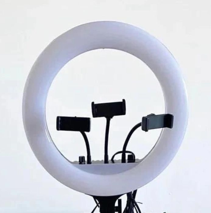 Кільцева LED лампа RL-18, 45см, пульт у комплекті+ штатив 2,1 м