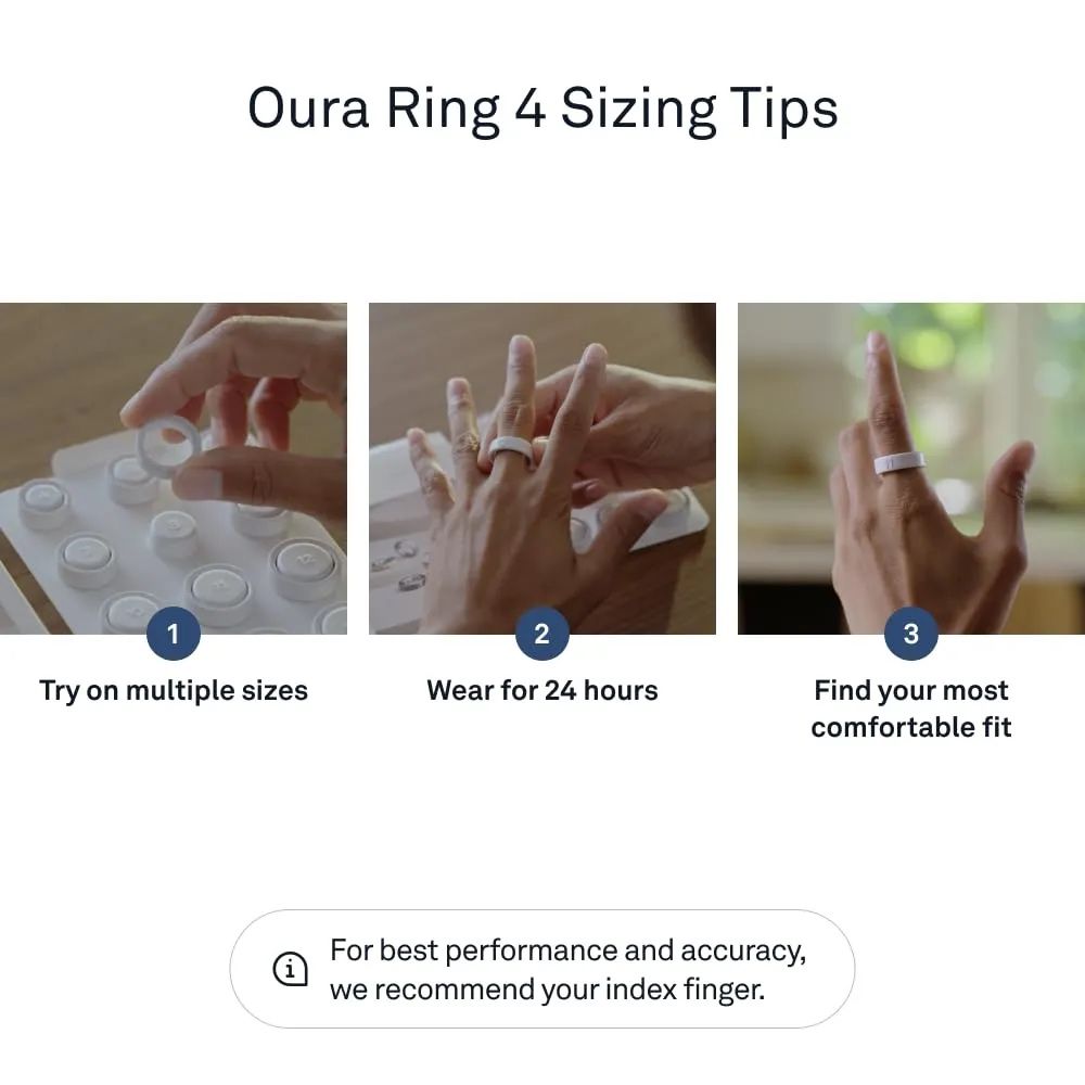 Оренда! Набір для визначення розміру кільця Oura Ring 4 Sizing Kit