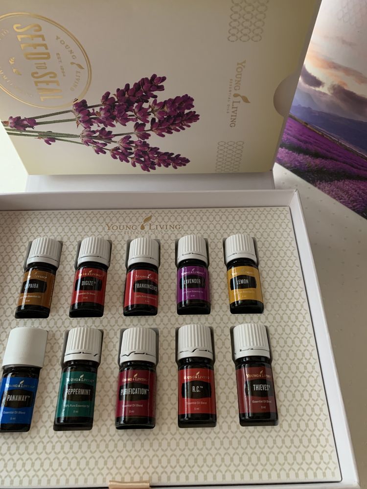 Kit difusor e óleos essenciais puros Young Living