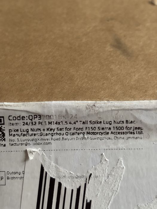 Nakrętki do kòł kolce czarne platerowane 4.4 "
