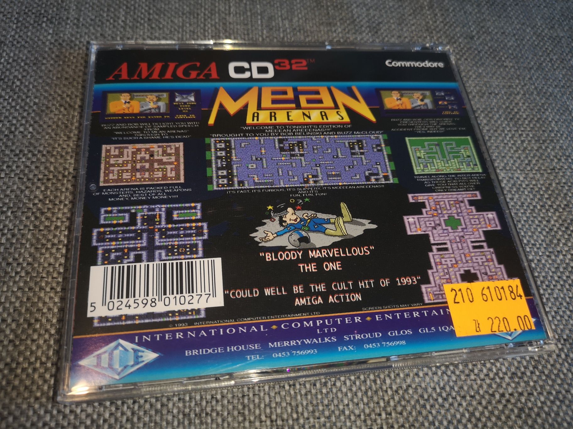 Mean Arenas AMIGA CD32 gra (stan kolekcjonerski) kioskzgrami