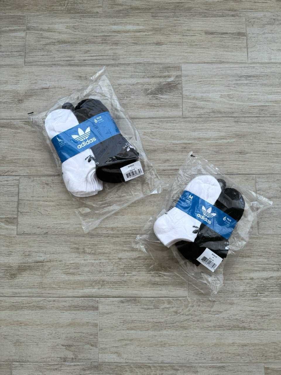 США! Шкарпетки Adidas Trefoil No-Show BH6435 1 уп/6 пар Оригінал 39-45
