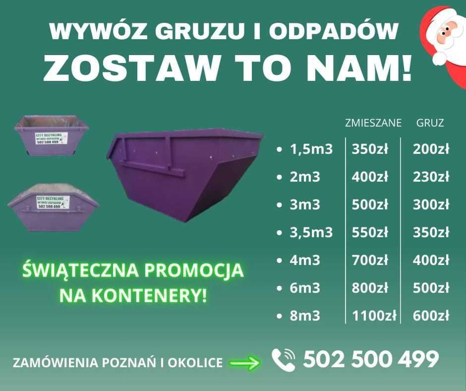 Kontenery na odpady Poznań