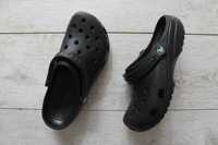 Мужские кроксы Crocs Оригинал тапочки крокс Чёрные 42-42,5 размер