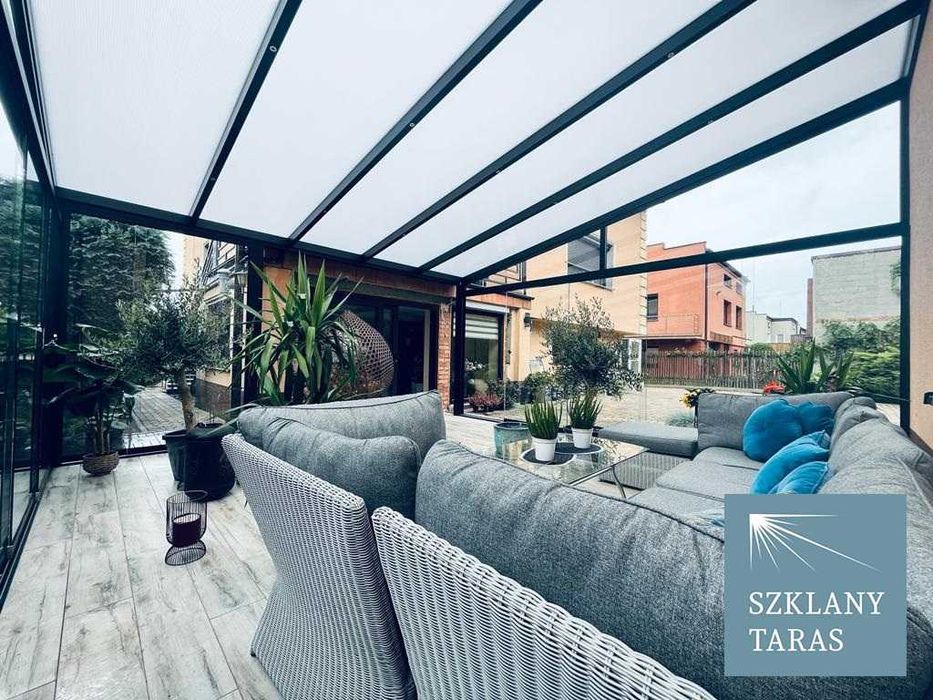 Weranda aluminiowa, zadaszenie tarasu, ogród letni, patio, taras