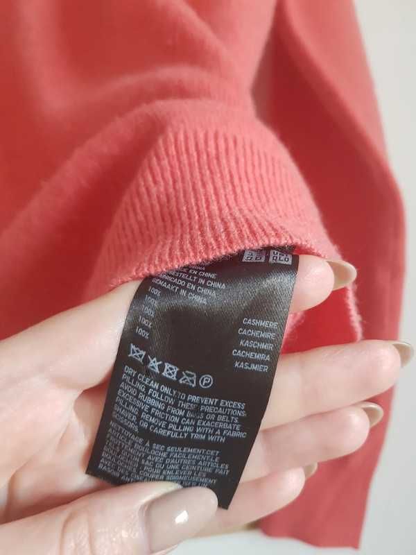 Kaszmirowy sweter Uniqlo 100% kaszmir!