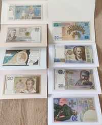 Zestaw 10 Banknotów kolekcjonerskich NBP