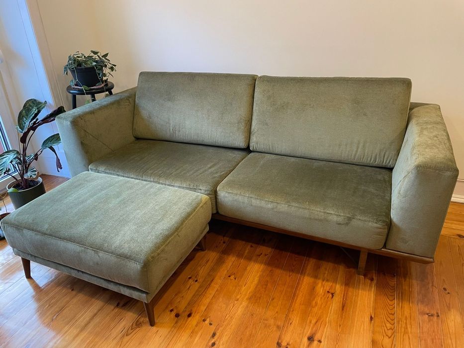 Sofá Woody + puff amovível OkSofás