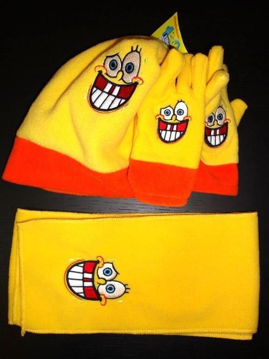 Conjunto de 3 peças Sponge Bob NOVO