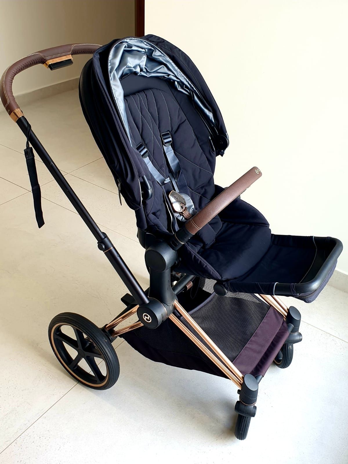 Wózek Cybex Priam Golden Rose 3 w 1, gondola, nosidełko, spacerówka pl