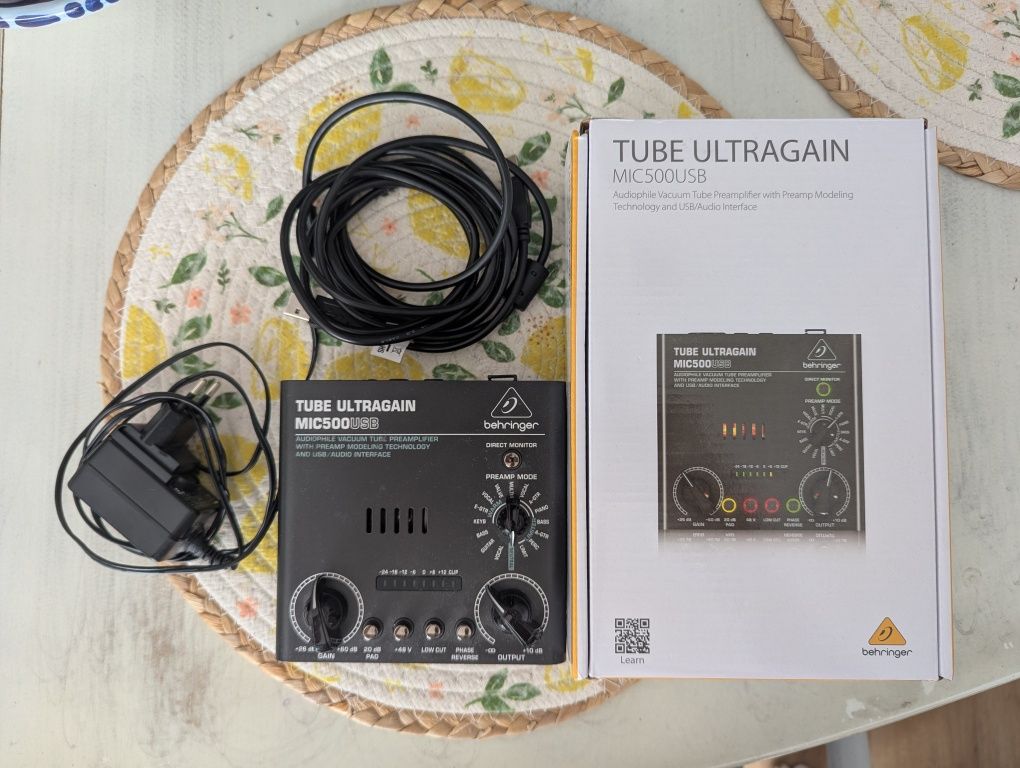 Rode NT1-A oraz Behringer MIC500USB jak nowe.