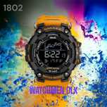 Zegarek sportowy SMAEL 1802 orange black