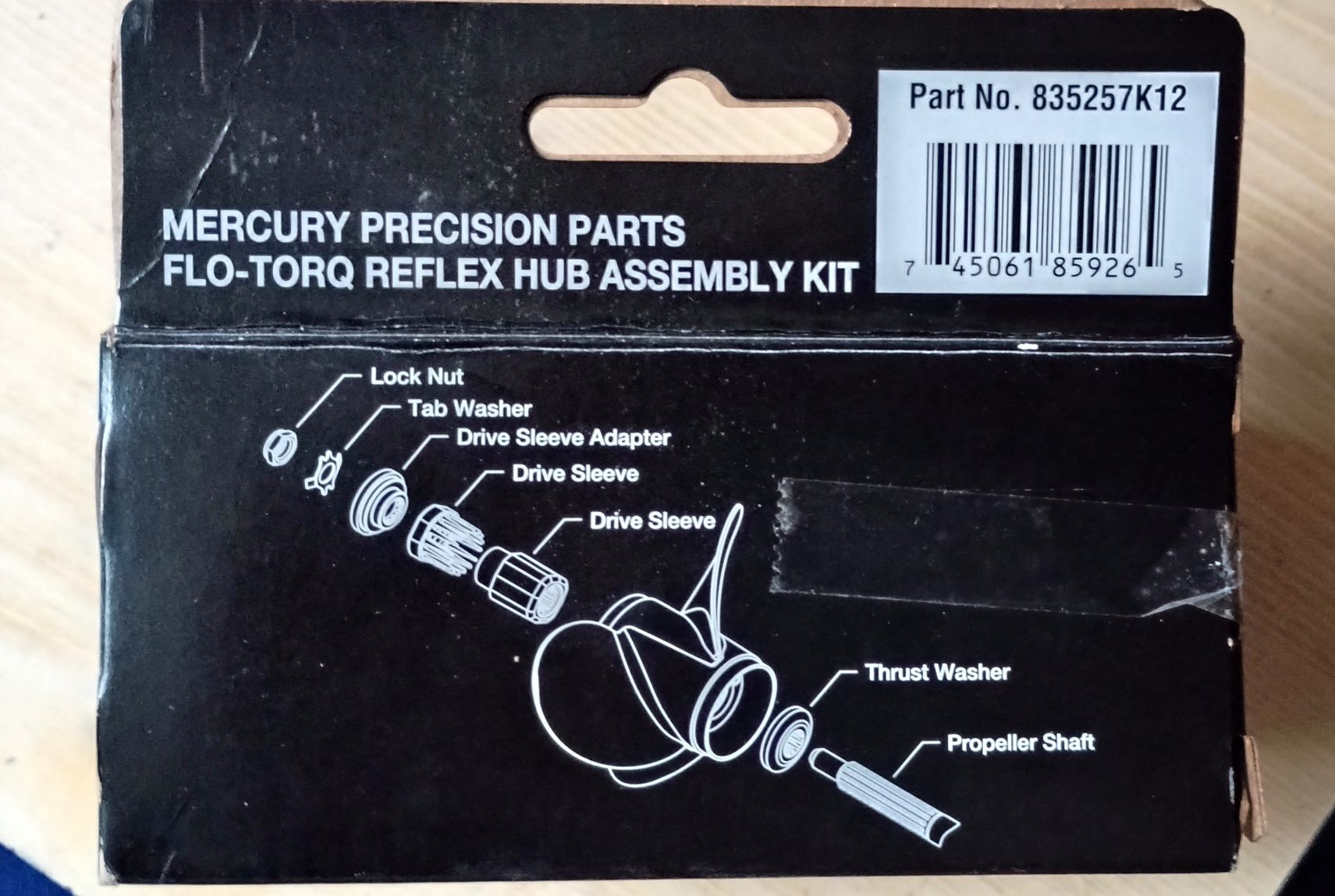 Śruba napędowa Mercury propellers hub Black max